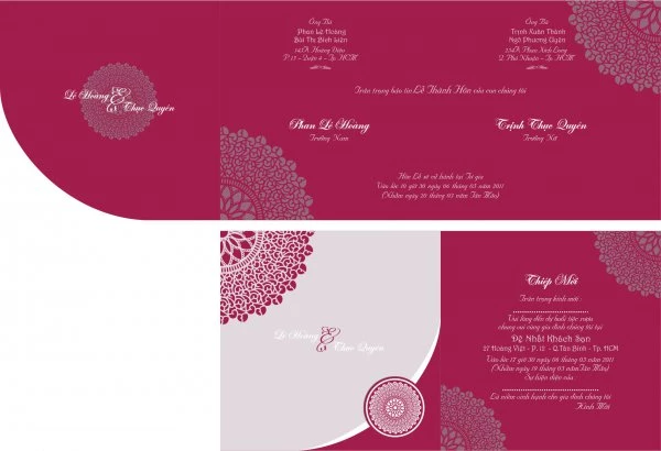 Thiết kế In ấn Thiệp cưới tại TP HCM  TH Group