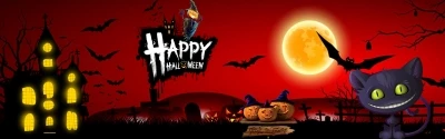 Miễn phí download [Photoshop] Banner trang trí ngày lễ Halloween. Định dạng file PSD Photoshop. Chủ đề: ngày halloween, phông nền halloween, halloween, 