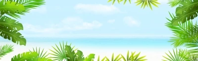 Miễn phí download Photoshop nền mùa hè bãi biển lá cây xanh. Định dạng file PSD Photoshop. Chủ đề: mùa hè, biển, lá cây, 